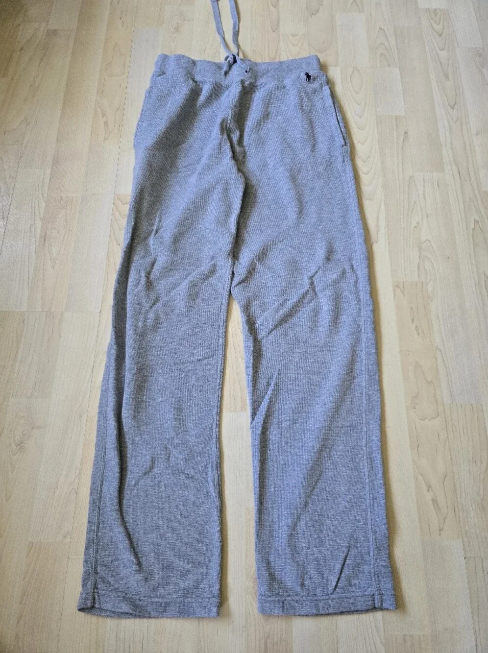 Polo Ralph Lauren Gray Waffle Knit Pants Size Medium